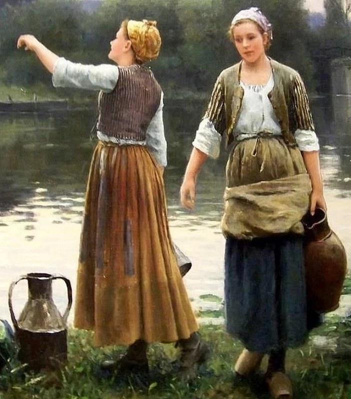 Le acquaiole - dettaglio